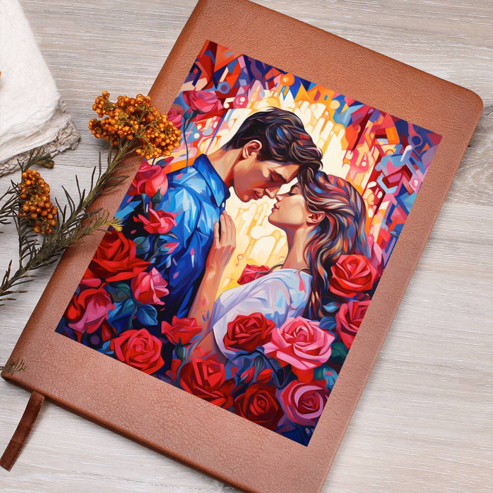 Valentine's Day Art 400 - Vegan Leather Journal