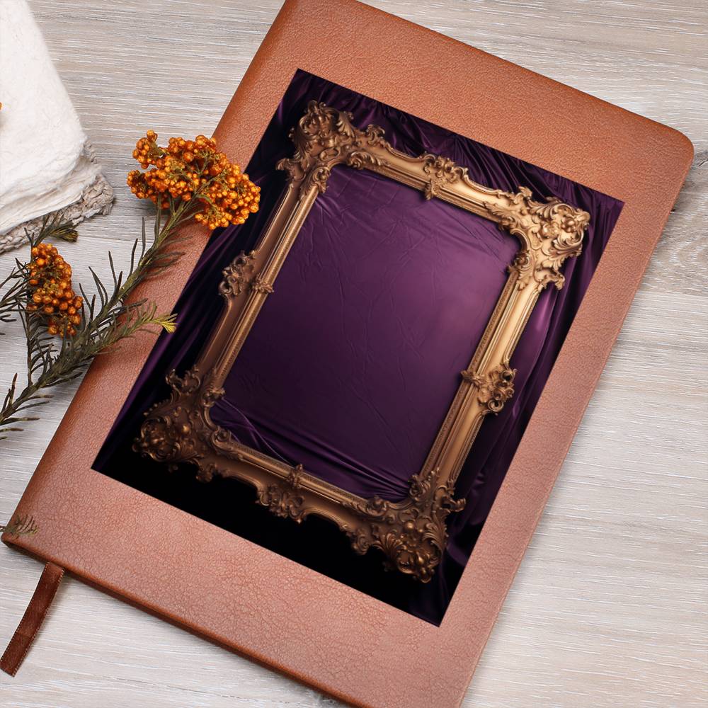 Ornate Gold Cover 059 - Vegan Leather Journal
