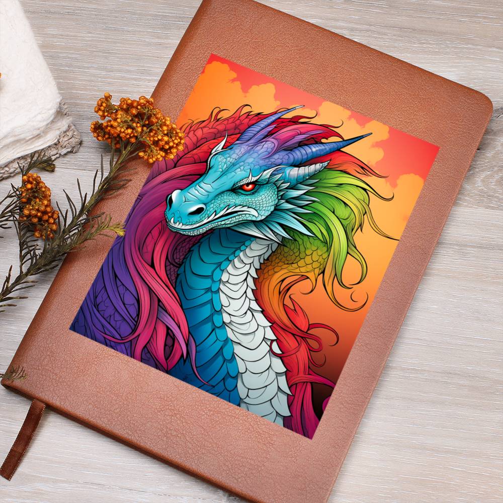 Majestic Dragon 006 - Vegan Leather Journal