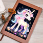 Cute Unicorn 062 - Vegan Leather Journal