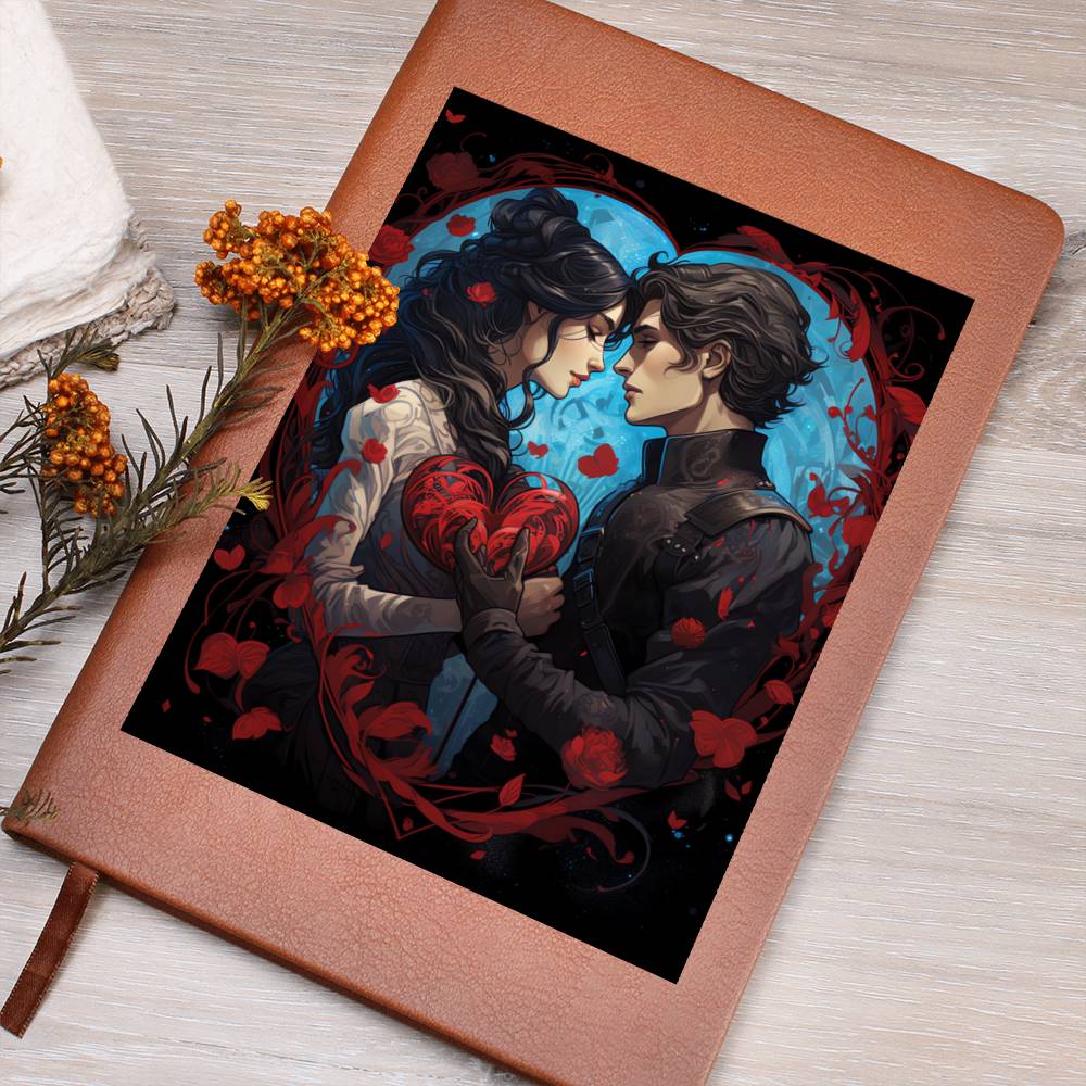 Valentine's Day Art 404 - Vegan Leather Journal