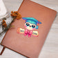 Cute Back to School Sticker 081 - Vegan Leather Journal