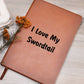 Love My Swordtail - Vegan Leather Journal
