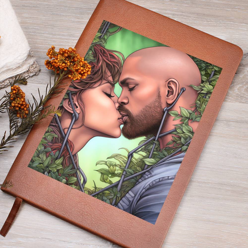 Valentine's Day Art 007 - Vegan Leather Journal
