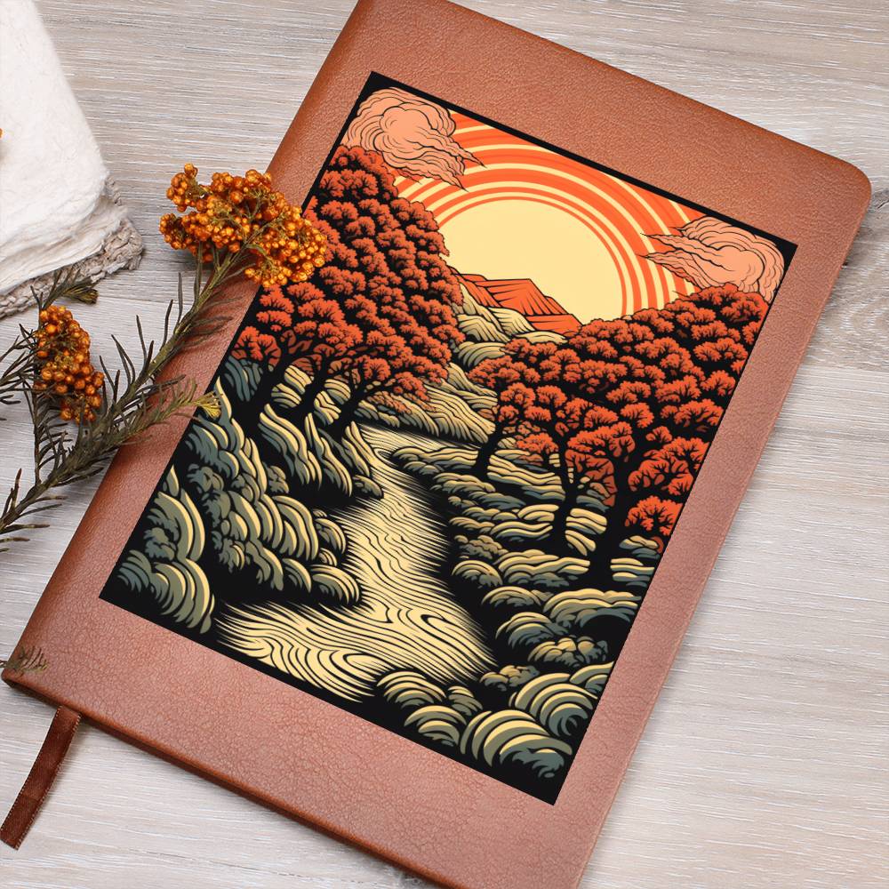 Minimalist BOHO Art 104 - Vegan Leather Journal