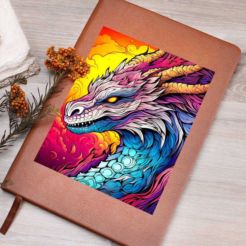 Majestic Dragon 003 - Vegan Leather Journal