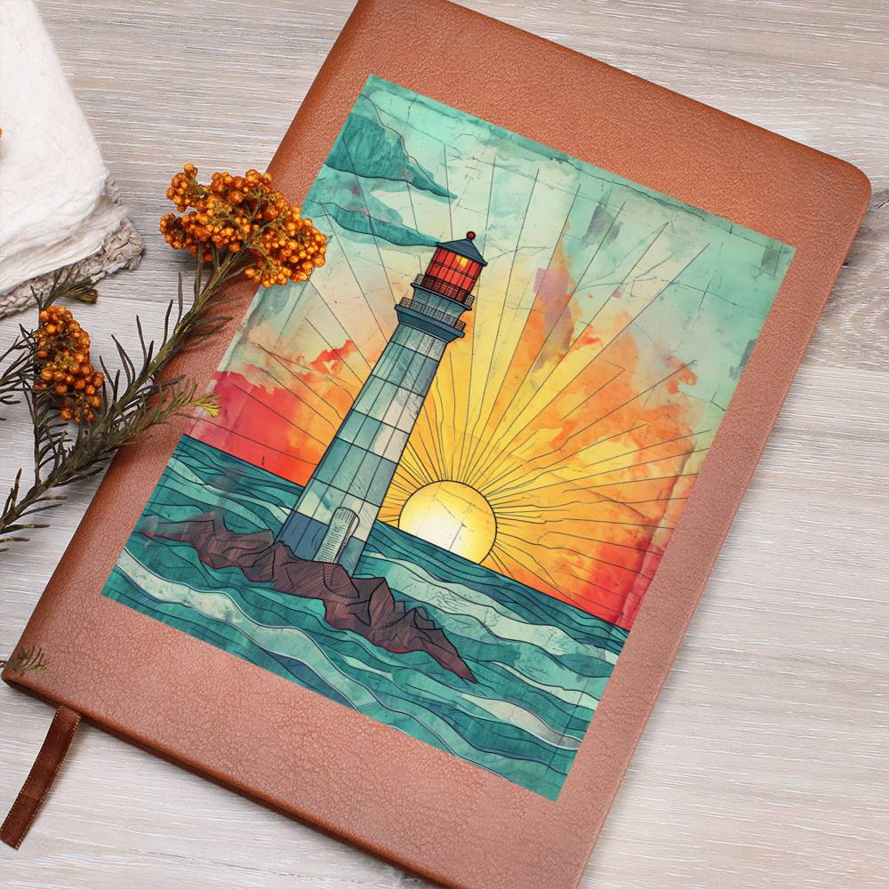 Minimalist BOHO Art 032 - Vegan Leather Journal