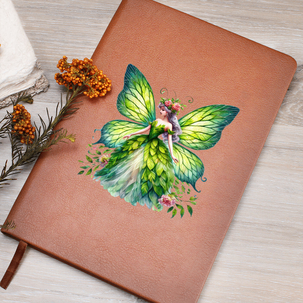 Magical Nature Forest Fairy 21 - Vegan Leather Journal