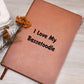 Love My Bassetoodle v4 - Vegan Leather Journal