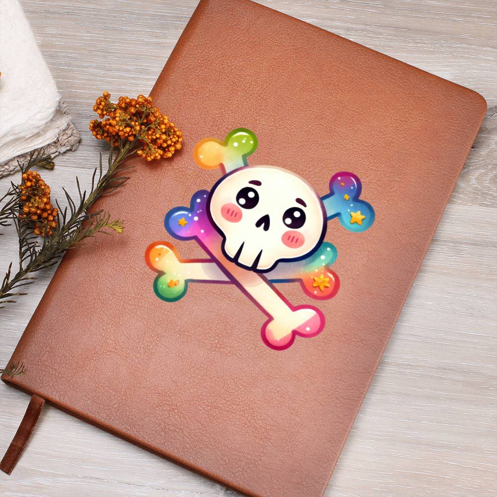 Cute Halloween Sticker 073 - Vegan Leather Journal