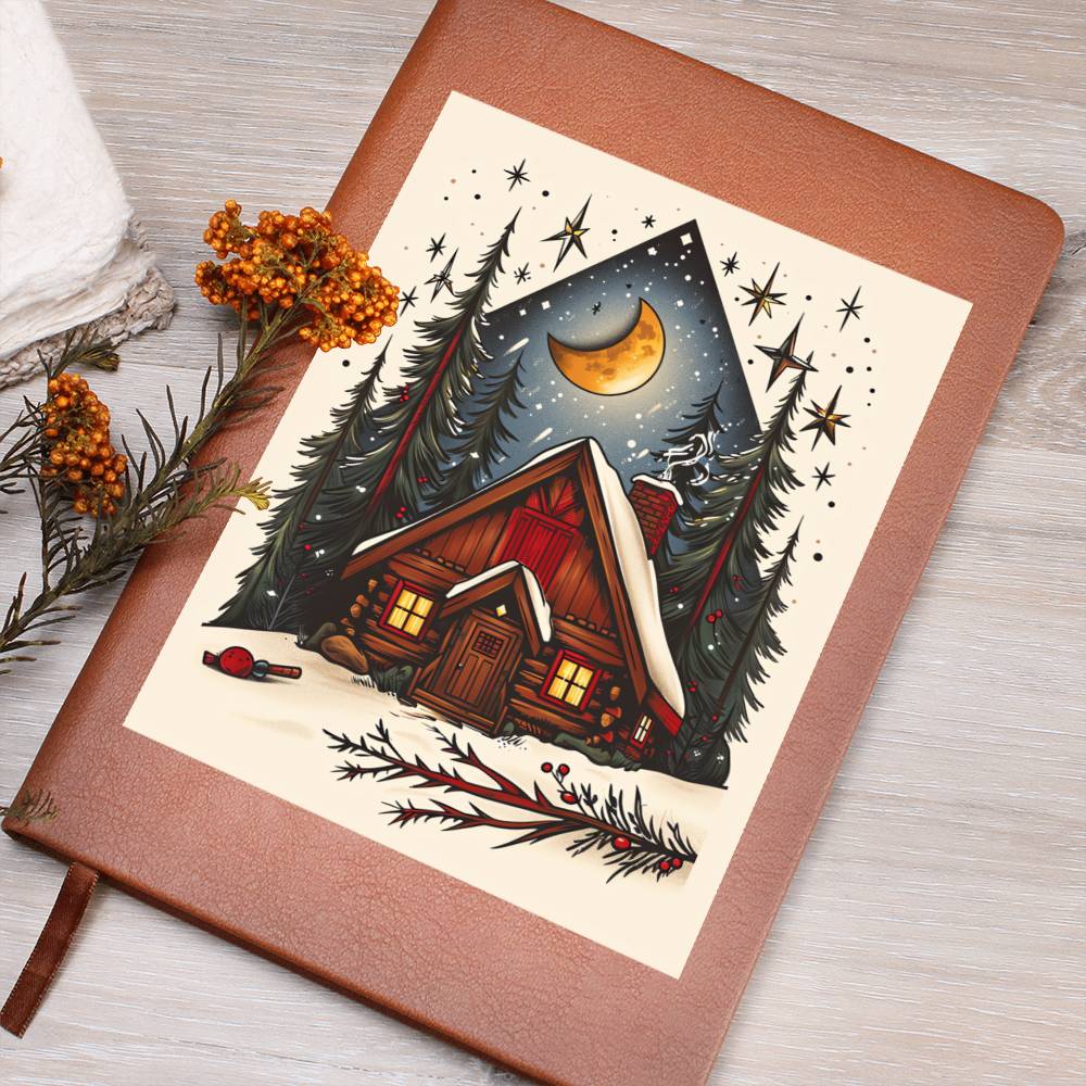 Minimalist BOHO Art 043 - Vegan Leather Journal