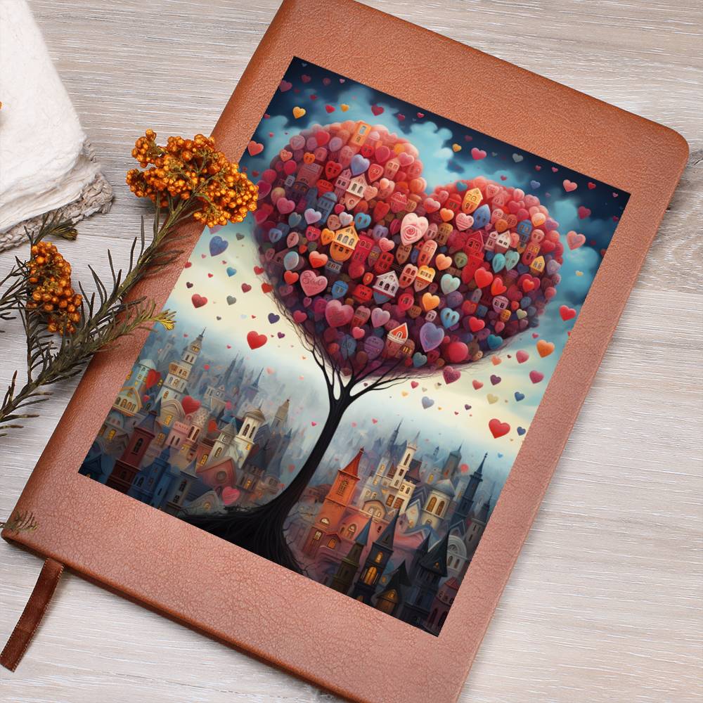 Valentine's Day Art 090 - Vegan Leather Journal
