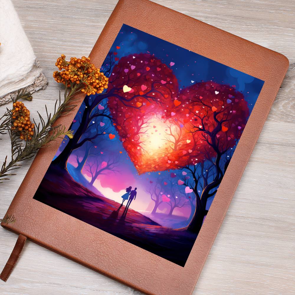 Valentine's Day Art 241 - Vegan Leather Journal