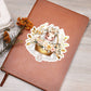 Luxury Wedding Decor Sticker 011 - Vegan Leather Journal