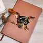 Manchester Terrier Peeking - Vegan Leather Journal
