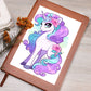 Cute Unicorn 115 - Vegan Leather Journal