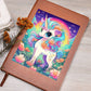 Cute Unicorn 005 - Vegan Leather Journal