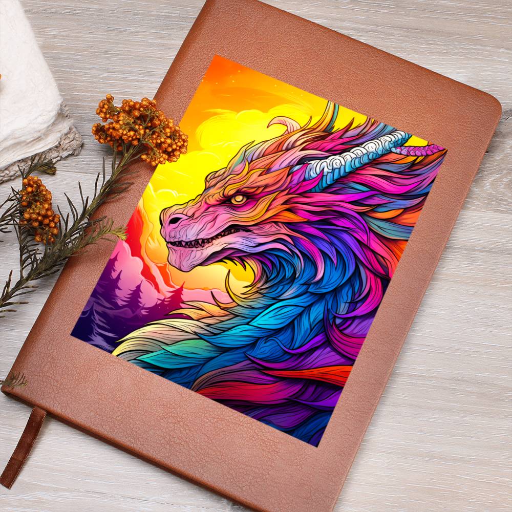 Majestic Dragon 033 - Vegan Leather Journal