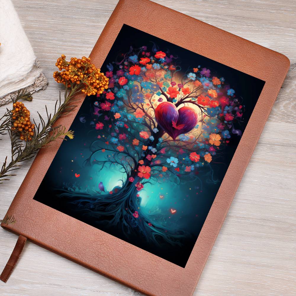 Valentine's Day Art 454 - Vegan Leather Journal