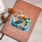 Cute Sea Turtle 009 - Vegan Leather Journal