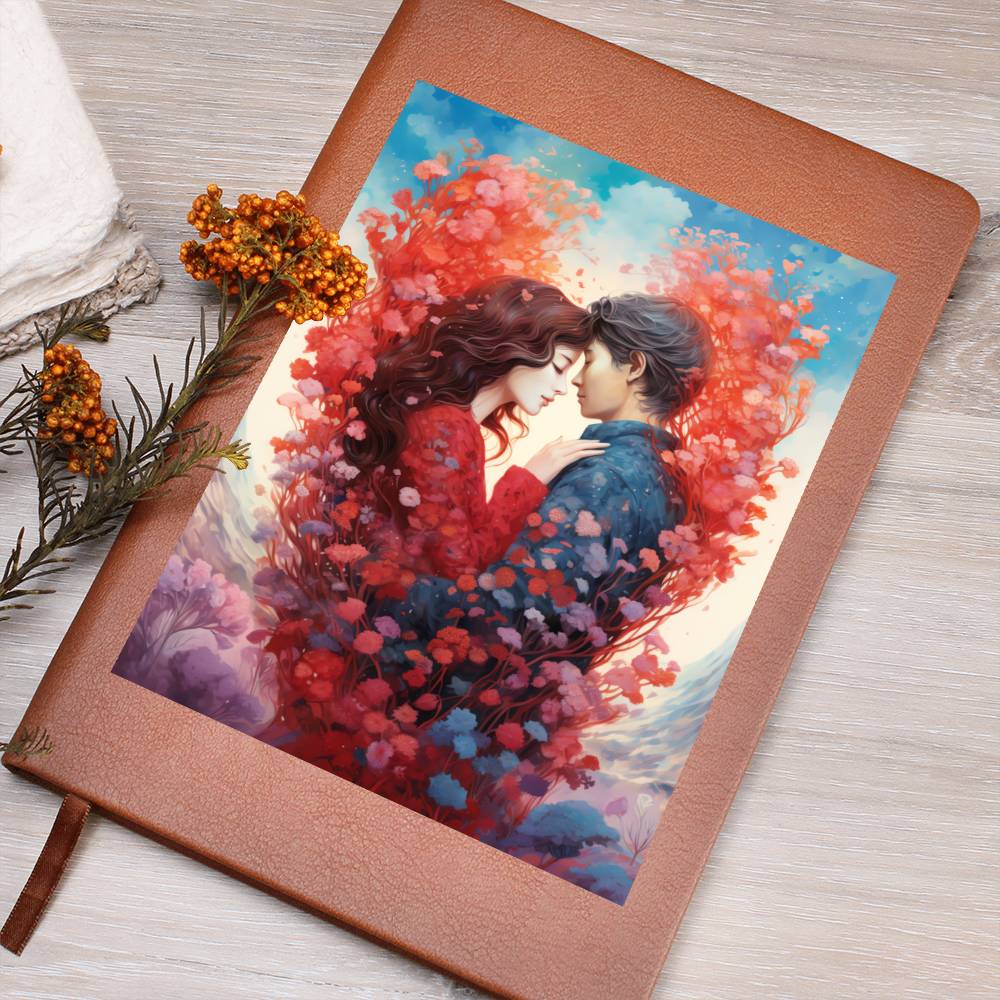Valentine's Day Art 121 - Vegan Leather Journal