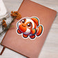 Cute Clownfish sticker 28 - Vegan Leather Journal