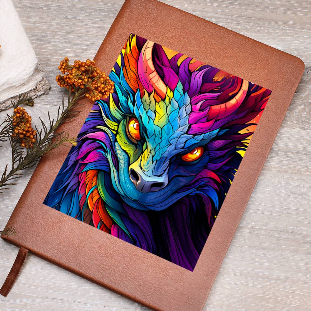 Majestic Dragon 015 - Vegan Leather Journal
