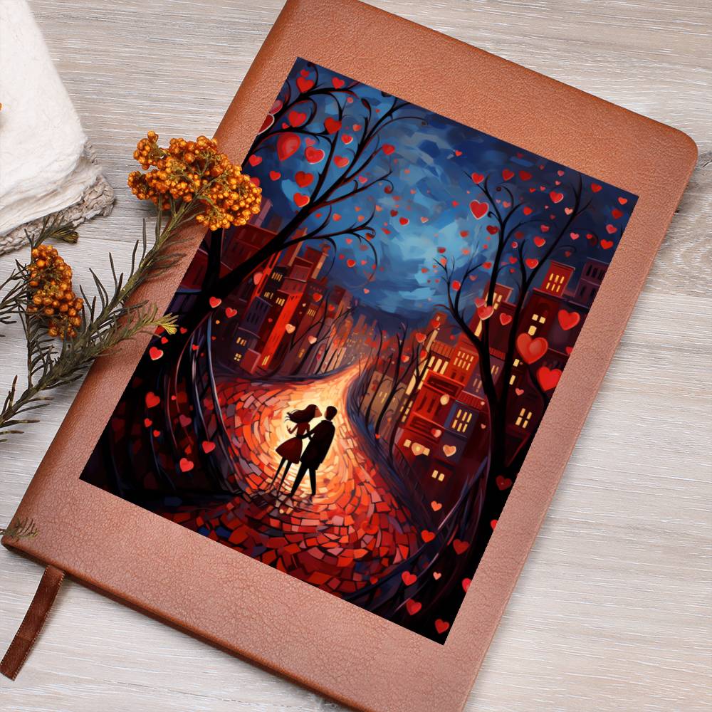 Valentine's Day Art 462 - Vegan Leather Journal