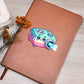 Cute Back to School Sticker 058 - Vegan Leather Journal