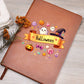 Cute Halloween Sticker 100 - Vegan Leather Journal