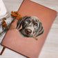 Weimaraner Peeking - Vegan Leather Journal