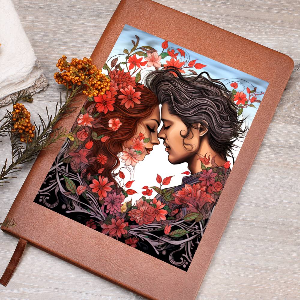 Valentine's Day Art 361 - Vegan Leather Journal