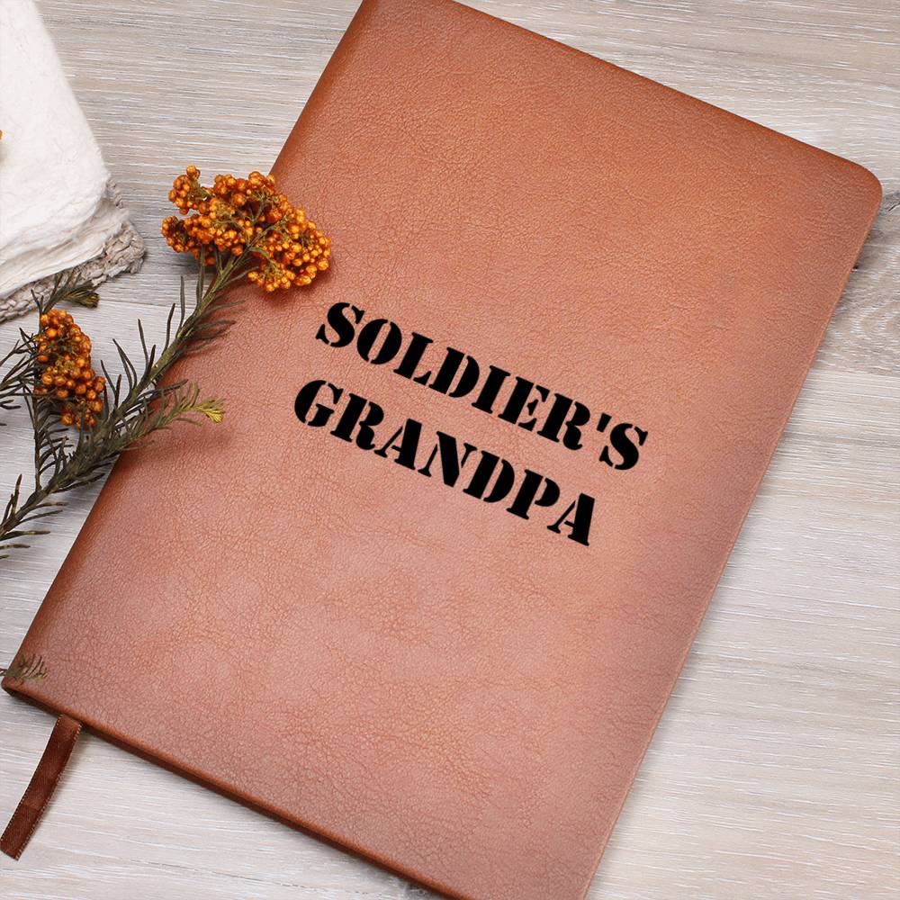 Soldier's Grandpa - Vegan Leather Journal