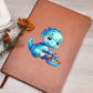 Colorful Baby Dinosaur 013 - Vegan Leather Journal