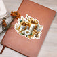 Luxury Wedding Decor Sticker 018 - Vegan Leather Journal
