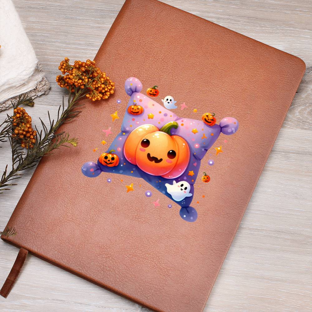 Cute Halloween Sticker 025 - Vegan Leather Journal