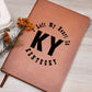 Heart In Kentucky v01 - Vegan Leather Journal