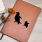 Mama Penguin With 1 Chick - Vegan Leather Journal