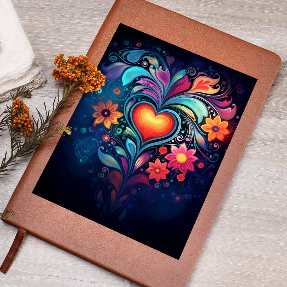Valentine's Day Art 302 - Vegan Leather Journal