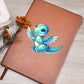 Colorful Baby Dinosaur 080 - Vegan Leather Journal