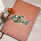 Cute Sea Turtle 016 - Vegan Leather Journal