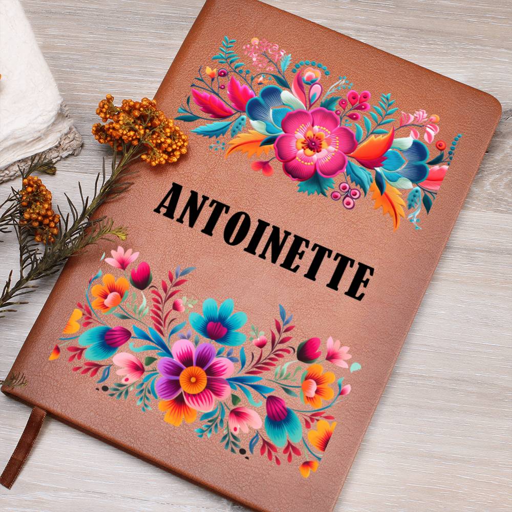 Antoinette (Mexican Flowers 2) - Vegan Leather Journal