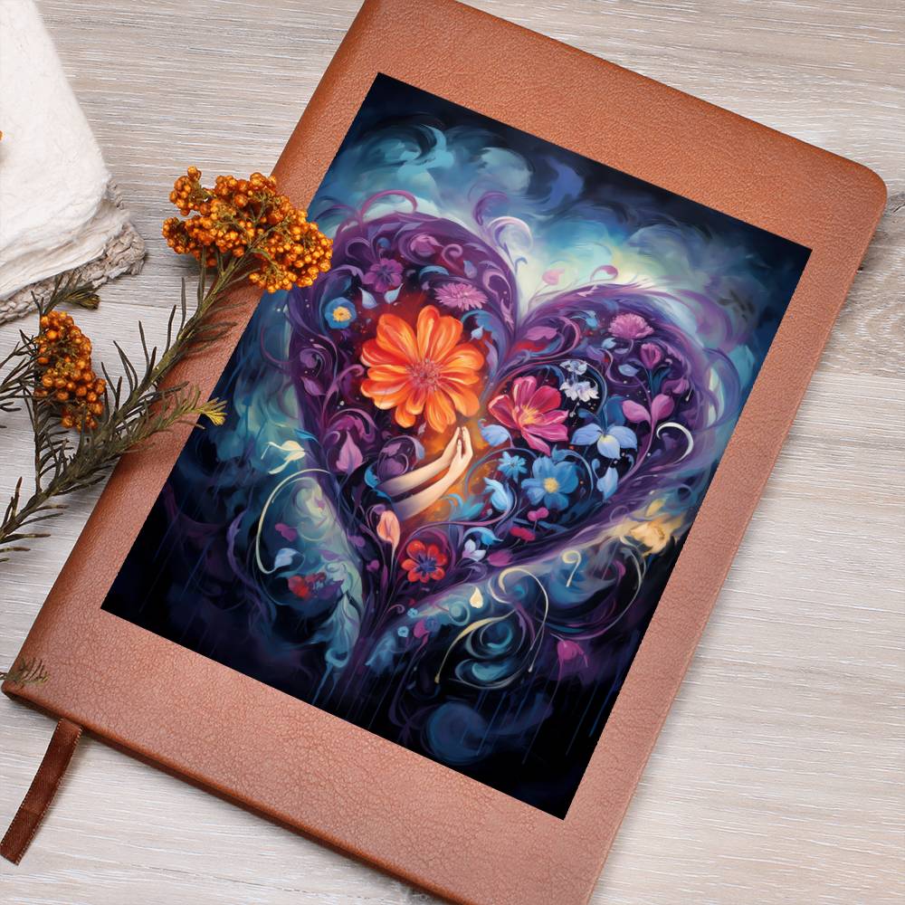 Valentine's Day Art 322 - Vegan Leather Journal
