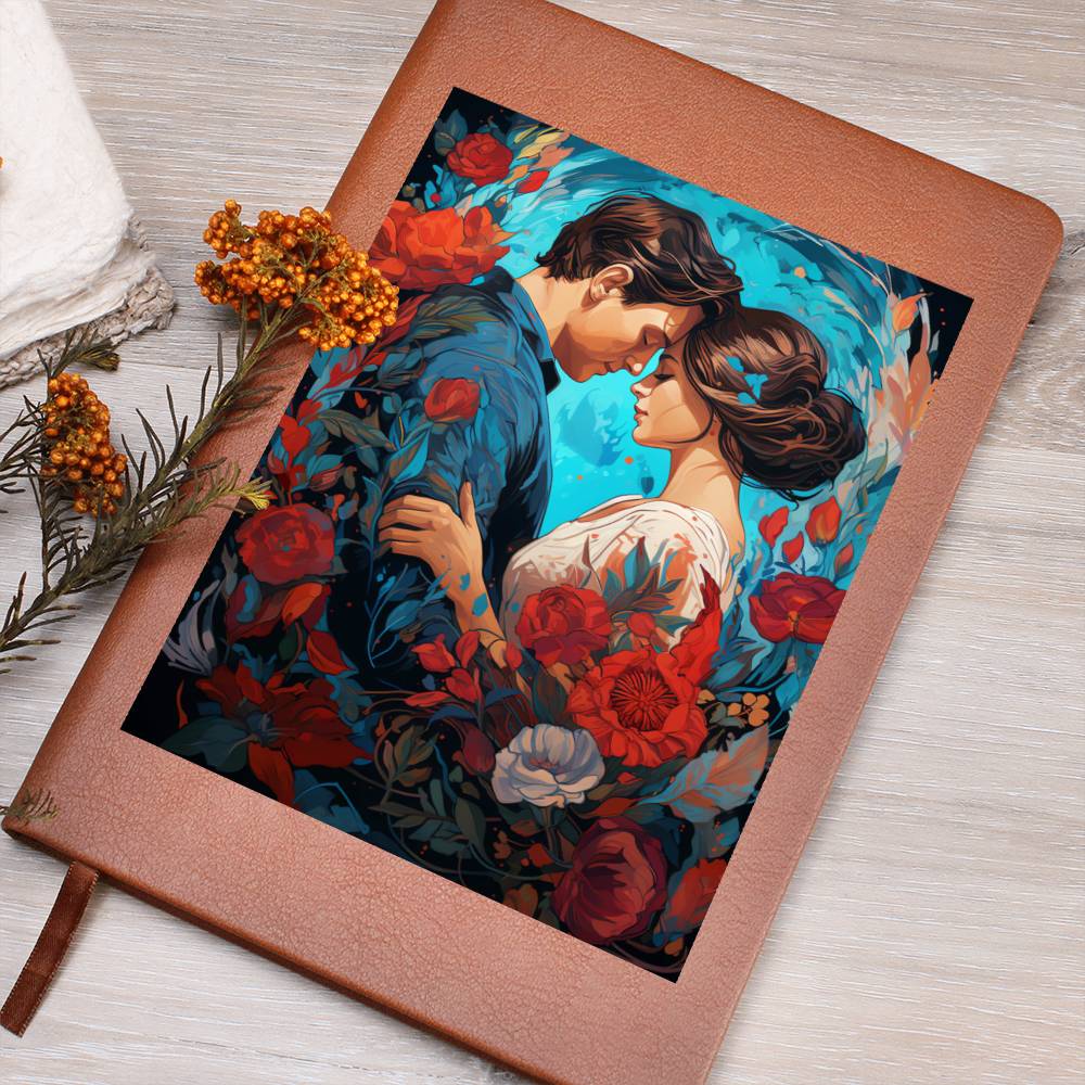 Valentine's Day Art 054 - Vegan Leather Journal