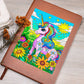 Cute Unicorn 027 - Vegan Leather Journal