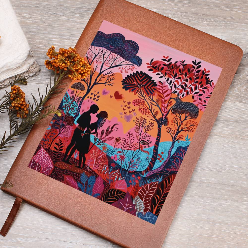 Valentine's Day Art 359 - Vegan Leather Journal