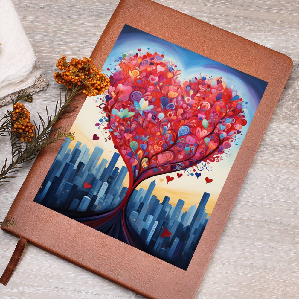 Valentine's Day Art 246 - Vegan Leather Journal