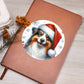 Christmas Dog - Australian Shepherd - Vegan Leather Journal