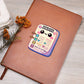 Cute Back to School Sticker 043 - Vegan Leather Journal