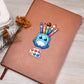 Cute Back to School Sticker 088 - Vegan Leather Journal